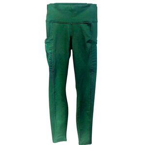 On-the-Go PowerHold Fabletics High-waisted, leggings with pockets, Green, XS